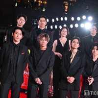 （後列）清水尋也、高杉真宙、永山絢斗、今田美桜、眞栄田郷敦、磯村勇斗（前列）杉野遥亮、山田裕貴、北村匠海、吉沢亮、間宮祥太朗（C）モデルプレス（C）モデルプレス