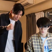 目黒蓮、佐野勇斗「トリリオンゲーム」第1話より（C）TBS／撮影：高橋裕子