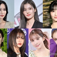 （上段左から）ミナ、サナ、モモ（下段左から）三吉彩花、吉川愛、三上悠亜、楓（C）モデルプレス
