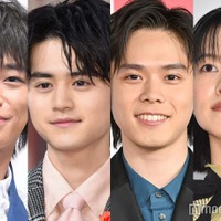 加藤清史郎、鈴鹿央士、細田佳央太、志田彩良（C）モデルプレス