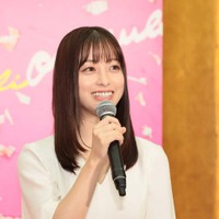 NHK連続テレビ小説「おむすび」制作・主演発表記者会見に出席した橋本環奈（NHK）