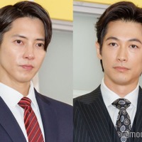 「正直不動産スペシャル」および「正直不動産2」取材会に出席した山下智久、ディーン・フジオカ（C）モデルプレス