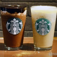 （左から）オペラ フラペチーノ、ホワイト オペラ フラペチーノ（C）モデルプレス