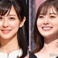 斎藤ちはるアナ、白石麻衣（C）モデルプレス