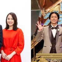 （左から）せいや、粗品、広瀬アリス、矢部浩之、岡村隆史、松岡茉優（C）フジテレビ