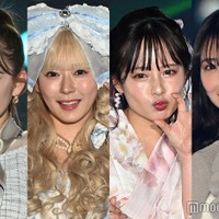 吉田朱里、渡辺美優紀、山田菜々、白間美瑠（C）モデルプレス