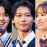 川端輝、村澤瑠依、早坂ゆう（C）モデルプレス