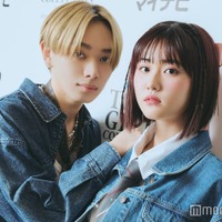 モデルプレスのインタビューに応じた宮世琉弥、原菜乃華（C）モデルプレス