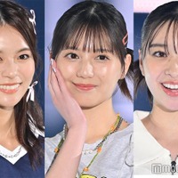 永瀬莉子、小坂菜緒、田鍋梨々花（C）モデルプレス