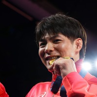 金メダルを獲得した阿部一二三選手／Photo by Getty Images