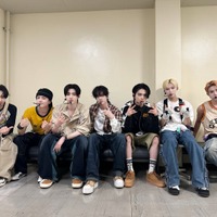 ENHYPENモデルプレス独占カット／（左から）JUNGWON、JAY、SUNGHOON、JAKE、NI-KI、SUNOO、HEESEUNG（P）&（C）BELIFT LAB Inc.