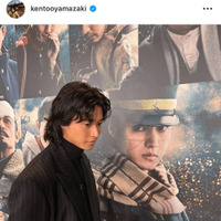 山崎賢人『ゴールデンカムイ』で演じた杉元佐一ビジュアルと並んだ写真に「かっっっっっこい」「美しい」と反響