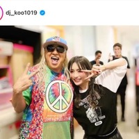 DJ KOO、浜崎あゆみとパシャリ！笑顔の仲良しSHOTに反響「最強コンビ！！！」「めちゃ楽しそう」