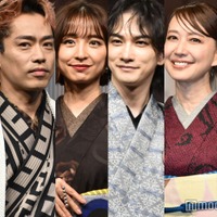 （左から）「KIMONOIST（キモノイスト）2024」を受賞した堀田茜、高橋大輔、篠田麻里子、町田啓太、森口瑤子、かたせ梨乃（C）モデルプレス