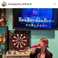 矢口真里、“スナックのママ”になりきり！カラオケSHOTに反響「こんな飲み屋なら毎日行っちゃう」「綺麗です」