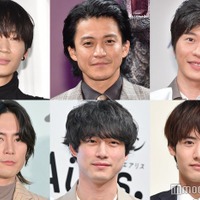 （上段左から時計回り）綾野剛、小栗旬、田中圭、赤楚衛二、坂口健太郎、間宮祥太朗（C）モデルプレス