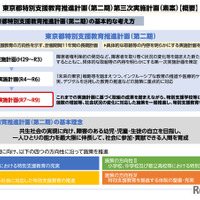 概要版「東京都特別支援教育推進計画（第二期）第三次実施計画（素案）」