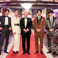 目黒蓮、シシド・カフカ、石橋凌、田辺誠一、佐野勇斗（C）2025劇場版『トリリオンゲーム』製作委員会（C）稲垣理一郎・池上遼一／小学館