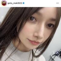 「圧倒的美人」後藤真希、NEWヘアカラー披露！ツヤ髪SHOTにファンうっとり「透明感えぐすぎ」