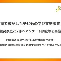 能登半島地震で被災した子どもの学び実態調査