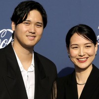 大谷翔平選手、田中真美子さん／Photo by Getty Images