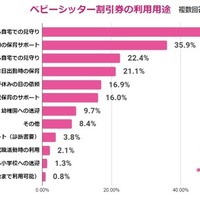 ベビーシッター割引券の利用用途