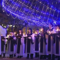 同志社大学のクリスマス恒例イベントのようす