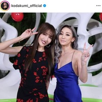 「豪華2ショット」倖田來未、工藤静香とパシャリ！ピースSHOTに反響「ずっと変わらない美しさ」