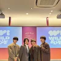 WILD BLUE、デビュー記念テーマカフェ「-WILD BLUE- Our Magic CAFE」メンバーが駆けつけそれぞれの思いを語る