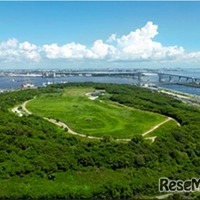 現在の海の森公園の全景