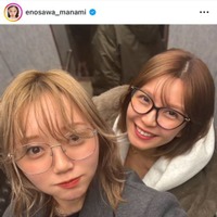 「姉妹みたい」江野沢愛美、宇野実彩子と“ふわふわヘア”でニッコリ！仲良しSHOTに反響「とっても可愛いお2人」