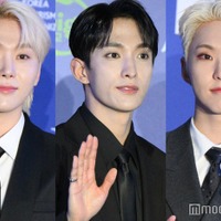 （左から）SEUNGKWAN（スングァン）、DK、HOSHI（ホシ）（C）モデルプレス