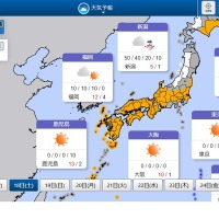 2025年1月18日の天気予報