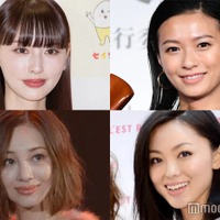 （左上から時計回りに）鈴木えみ、榮倉奈々、徳澤直子、木下ココ（C）モデルプレス