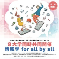 8大学同時共同開催　情報学 for all by all