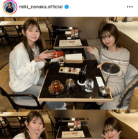 モー娘。野中美希、岡村ほまれとのカフェSHOTに反響「二人とも可愛い」「ちぇるほま優勝」