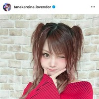 田中れいな、久しぶりのハーフツインSHOTにファン興奮「やっぱりお似合い」「異次元に可愛い」