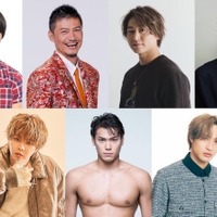 （上段左から）青木マッチョ、岩永洋昭、金子侑司、佐野岳（下段左から）SEIYA、 中村克、平野泰新（提供写真）