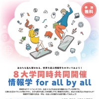 8大学同時共同開催「情報学 for all by all」