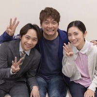 須賀健太、香取慎吾、星野真里「日本一の最低男 ※私の家族はニセモノだった」（C）フジテレビ