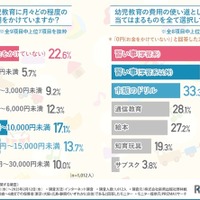 幼児教育にかける費用は