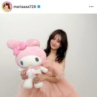 谷まりあ、美肩＆デコルテ見せのドレスSHOTにファンうっとり「可愛すぎる」「素敵」