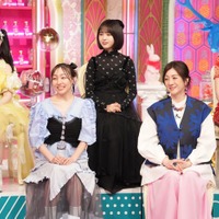 （前列左から）須田亜香里、野々村友紀子（後列左から）菅田愛貴、なえなの、いぜん（C）日本テレビ