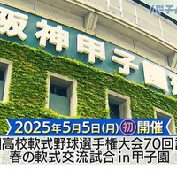 春の軟式交流試合 in甲子園