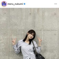 「足長っっ」めるる、すらり美脚のミニスカSHOTに絶賛の声「スタイル良すぎ」