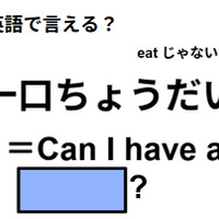 英語で「一口ちょうだい」はなんて言う？
