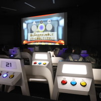 スタジアムホールの内部。後日実施したアンケートでは多くのお子様が「クイズが楽しかった」と感想を寄せてくれた