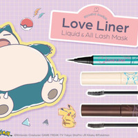 ラブ・ライナー、ポケモンデザインのリキッドアイライナーとマスカラが数量限定で発売