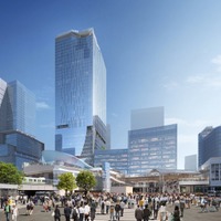 スクランブル交差点からの視点イメージパース／提供画像