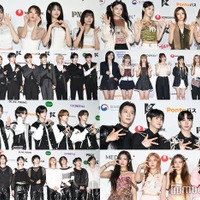 （左から時計回りに）バン・ジミン、QWER、KiiiKiii、ME:I、HIGHLIGHT、ODD YOUTH、CRAVITY、TWS、ZEROBASEONEME:I（C）モデルプレス